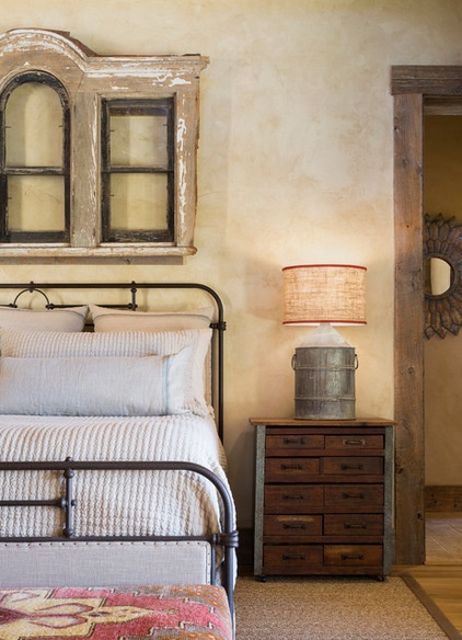 Rustic Bedroom by Cornerstone Architects