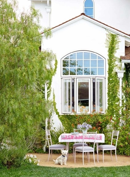 Eclectic Patio by Alison Kandler Interior Design