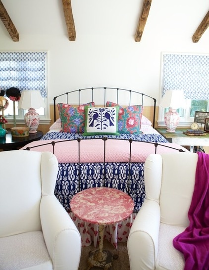 Eclectic Bedroom by Alison Kandler Interior Design