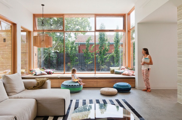 Contemporary Living Room by bg architecture