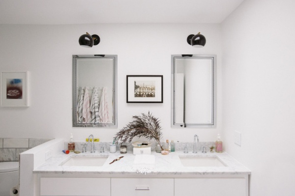 Midcentury Bathroom by Crowell + Co. Interiors