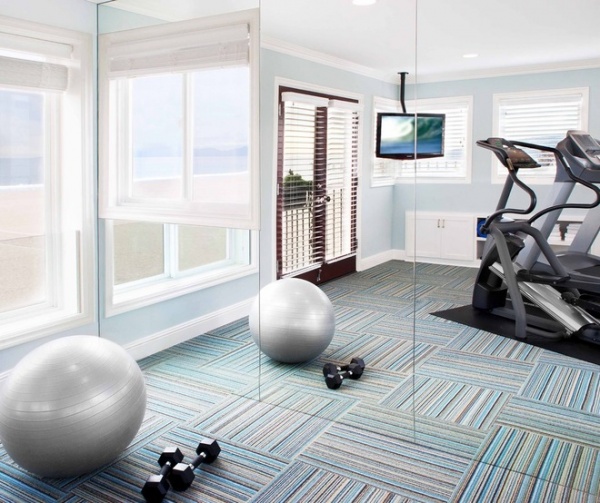 Traditional Home Gym by About:Space, LLC