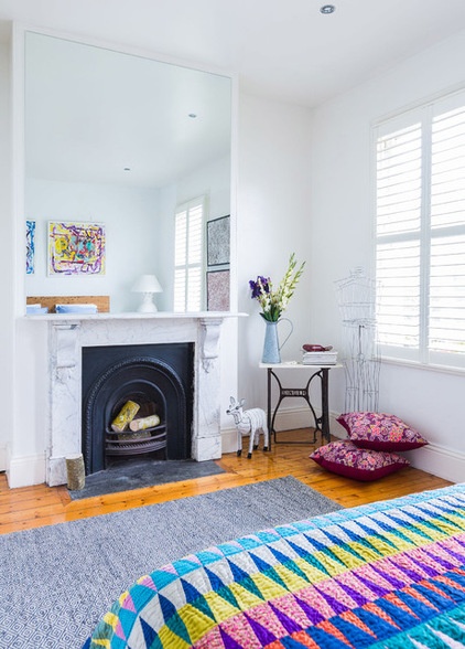 Eclectic Bedroom by Stamp Interiors