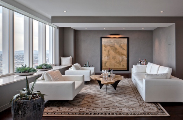 Contemporary Family Room by Muratore Construction + Design