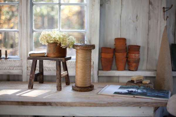 Farmhouse Garage And Shed by Tess Fine