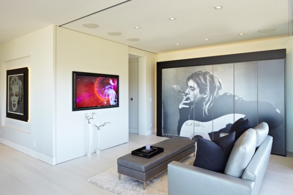 Contemporary Living Room by Studio Becker- Bespoke Cabinetry and Millwork