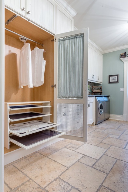 Traditional Laundry Room by Louis L'artisan