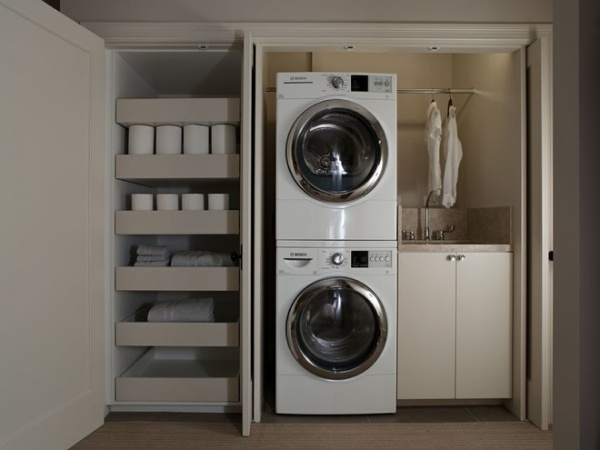 Contemporary Laundry Room by K.G.Bell Construction