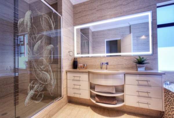 Asian Bathroom by Clearlight Designs