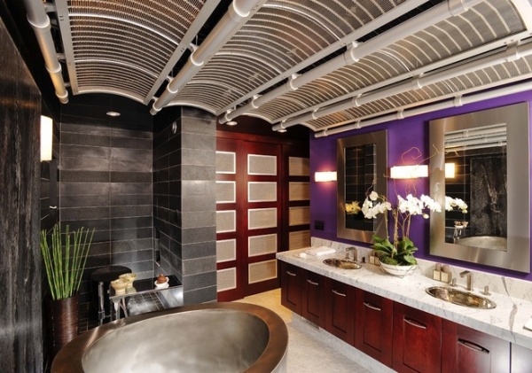 Asian Bathroom by Danenberg Design