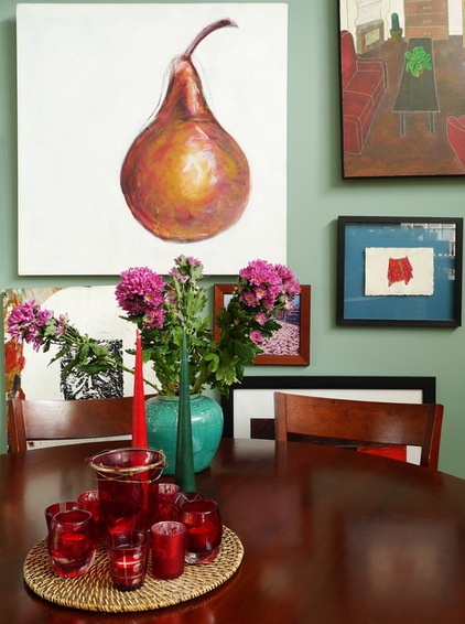 Eclectic Dining Room by The Room Illuminated