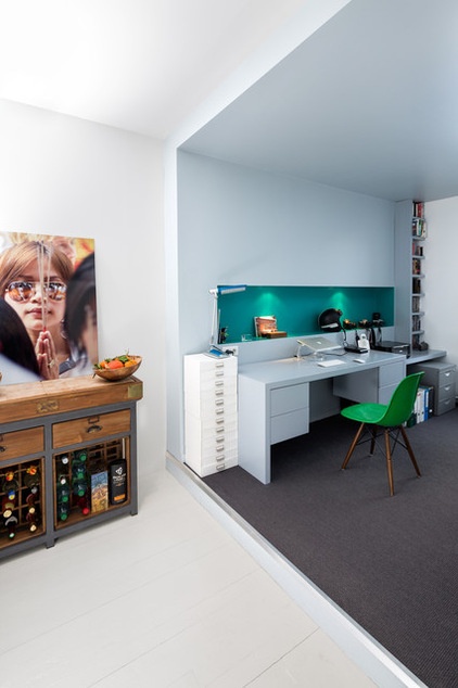 Contemporary Home Office by Atelier SOFI(A) - Sophie Lallias Architecte DPLG