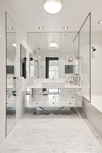 Contemporary Bathroom by Terrie Koles Design, llc