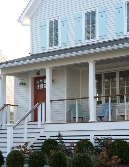 Beach Style Porch by Bensonwood