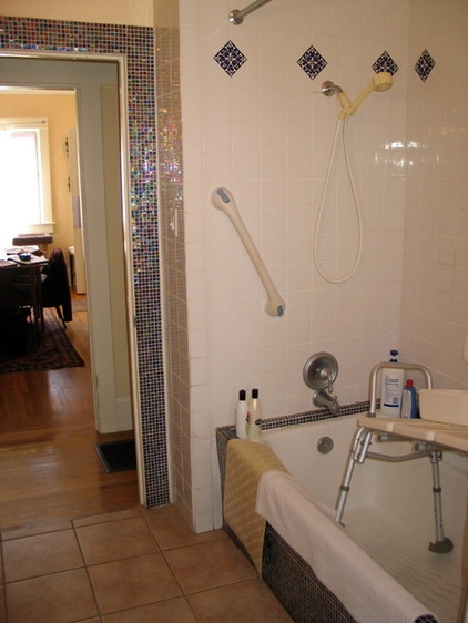 Wheelchair Accessibility in a Berkeley Bungalow Bathroom