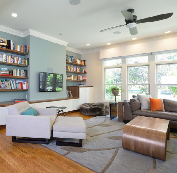 Contemporary Family Room by RDM Architecture