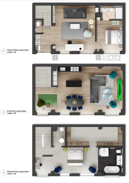 Contemporary Floor Plan by TG-Studio