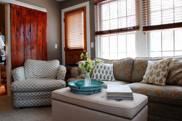 Rustic Family Room by Corynne Pless