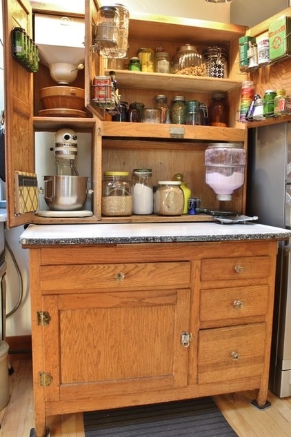 Baking Cabinet Organization - Hoosier Homemade