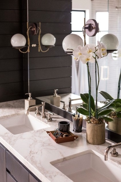 Midcentury Bathroom by Brown Design Group