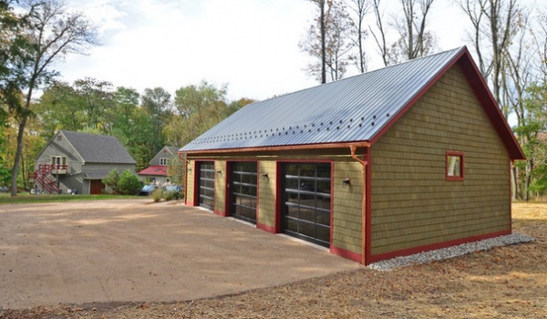 Farmhouse Garage And Shed by John Gehri Zerrer