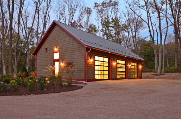 Farmhouse Garage And Shed by John Gehri Zerrer