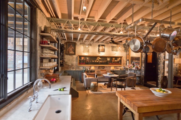 Industrial Kitchen by Bennett Frank McCarthy Architects, Inc.