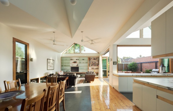 Contemporary Dining Room by Mihaly Slocombe