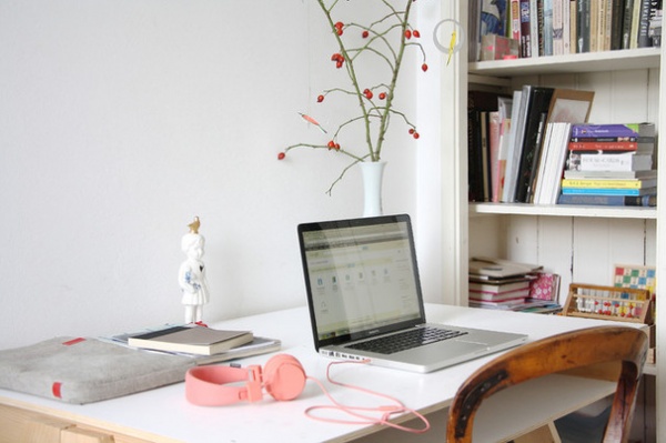 Eclectic Home Office by Holly Marder