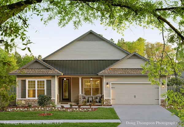 Traditional Exterior by Energy Smart Home Plans