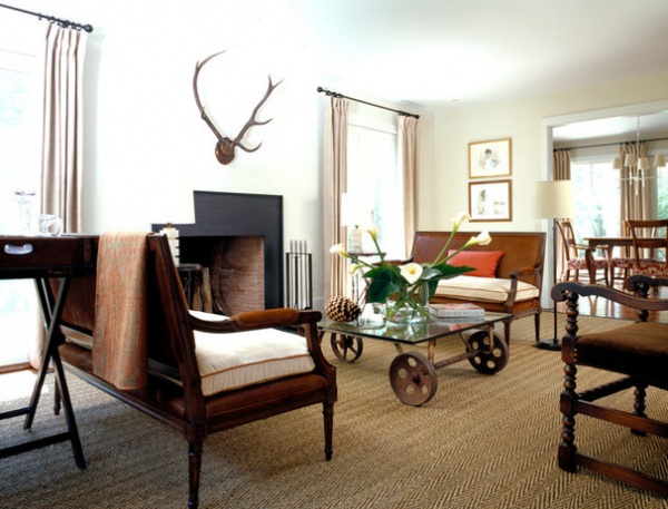 Farmhouse Living Room by Paul Rice Architecture