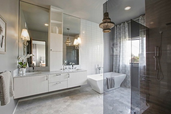 Contemporary Bathroom by Shelby Wood Design