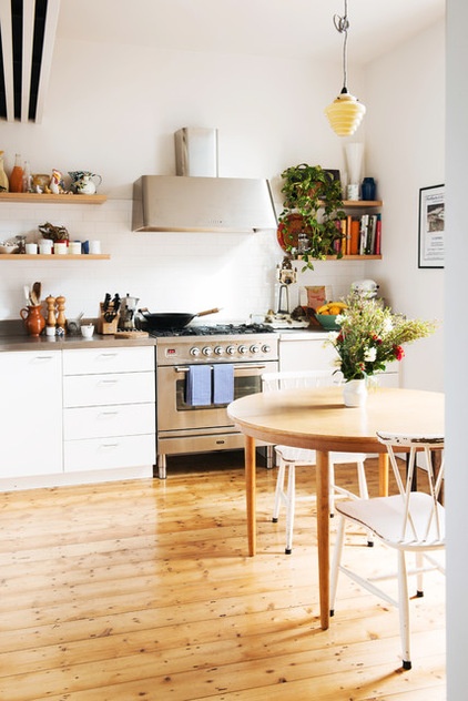 Eclectic Kitchen by Nest Architects