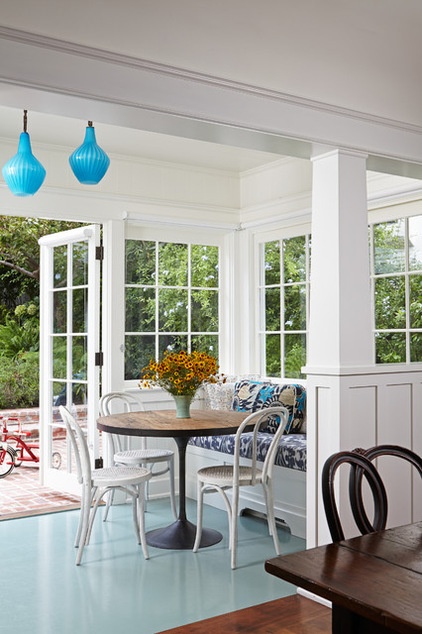 Transitional Sunroom by Lewin Wertheimer