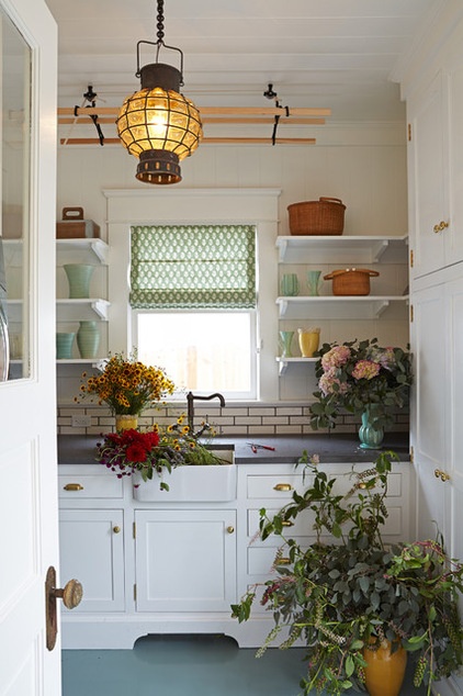 Transitional Laundry Room by Lewin Wertheimer