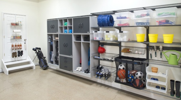 Traditional Garage And Shed by Organized Living