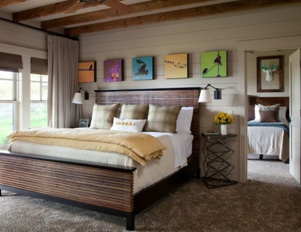 Rustic Bedroom by Carter Kay Interiors