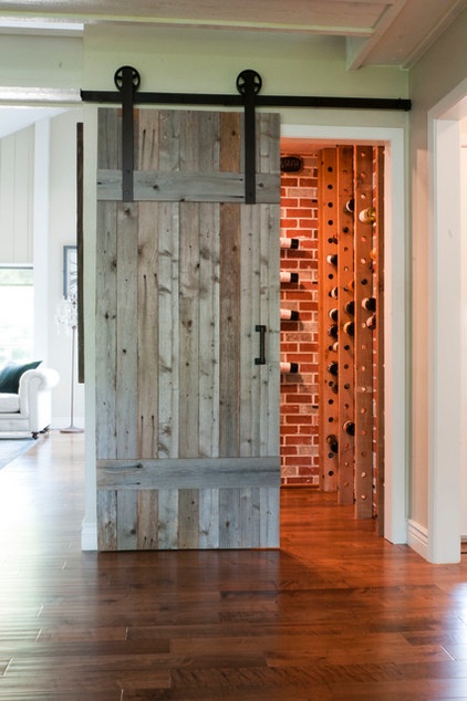 Transitional Wine Cellar by Angela Flournoy