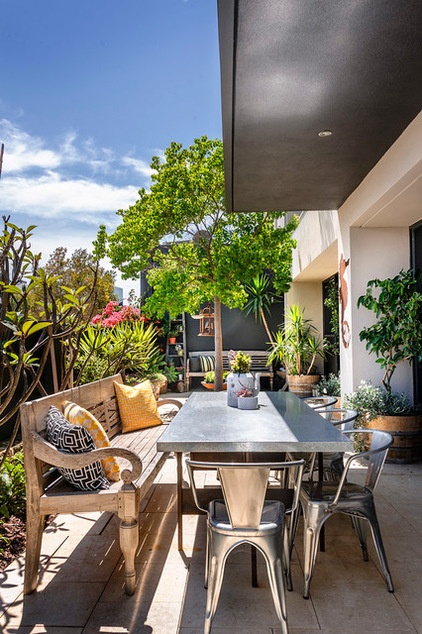 Contemporary Patio by Collected Interiors