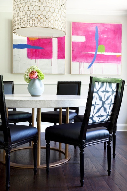 Contemporary Dining Room by Sarah Wittenbraker Interiors