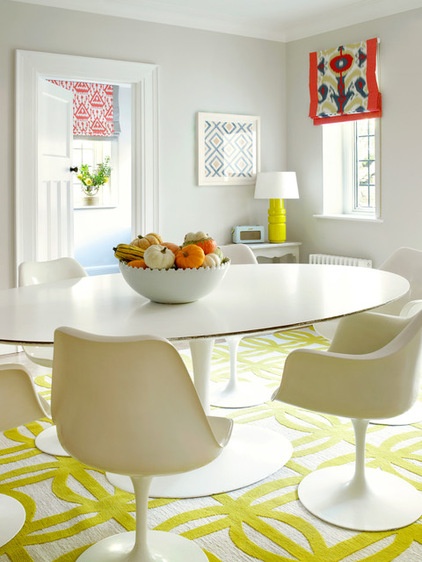 Contemporary Dining Room by Amory Brown