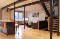 My Houzz: Duplex Now a Bright and Spacious Single-Family Home