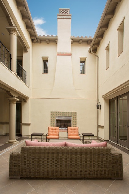 Eclectic Patio by Margot Hartford Photography