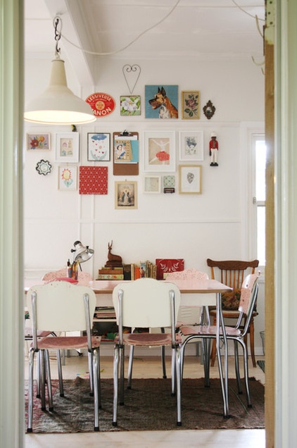 Eclectic Dining Room by Sweet William