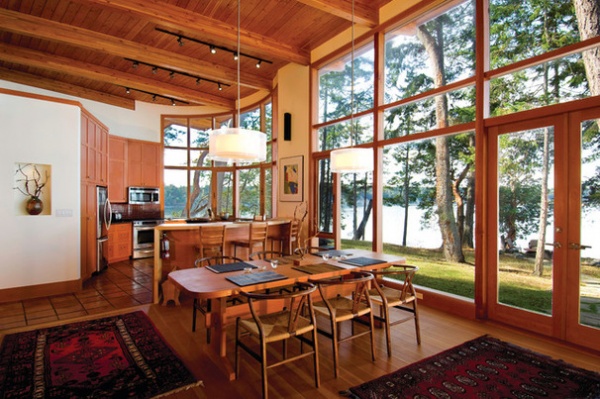 Contemporary Dining Room by Helliwell + Smith | Blue Sky Architecture