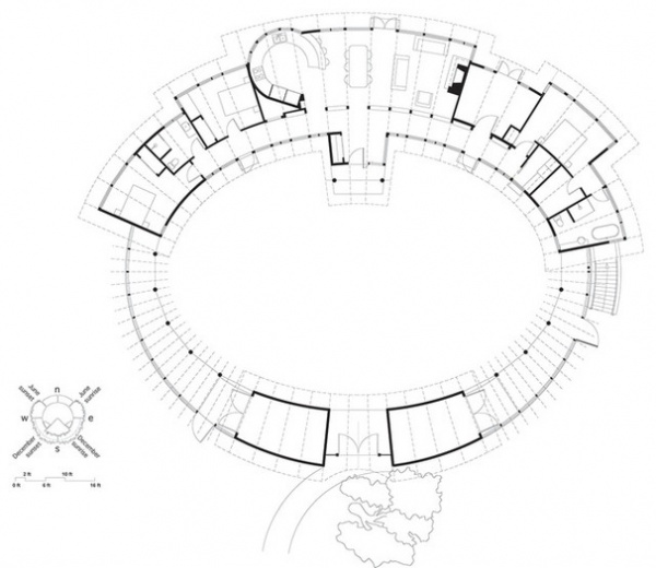 Contemporary Floor Plan by Helliwell + Smith | Blue Sky Architecture