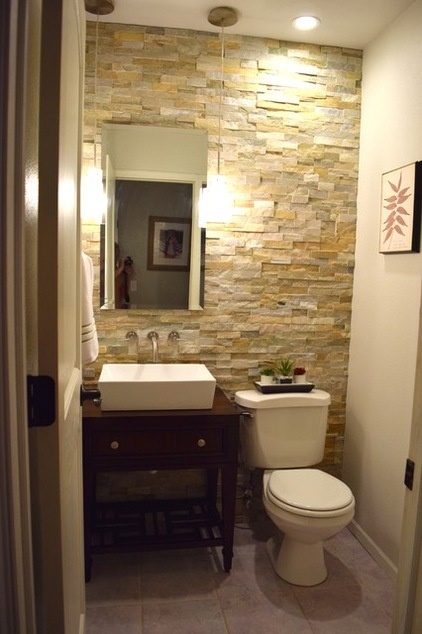 Powder Room A DIY Half Bath Transformation for $1,000