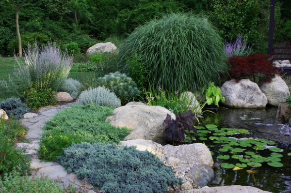 Traditional Landscape by Amy Martin Landscape Design