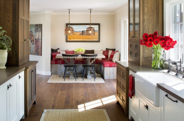 Farmhouse Kitchen by Anne Sneed Architectural Interiors