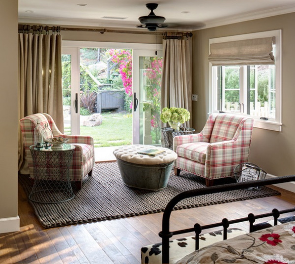 Farmhouse Bedroom by Anne Sneed Architectural Interiors